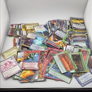 Assorted Trading Card Game Cards